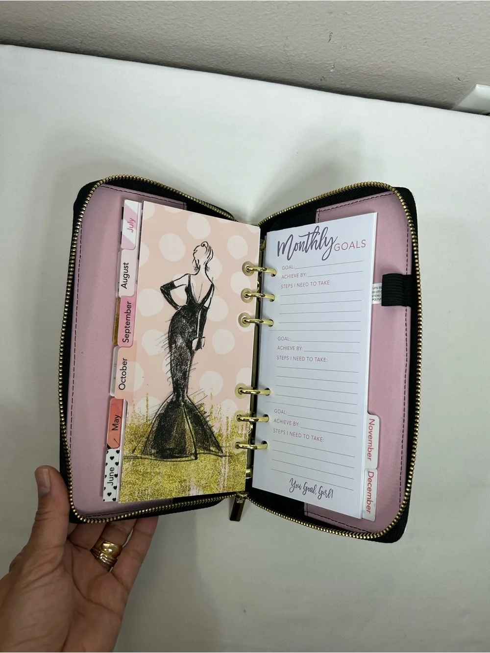 Recollections The C'est La Vie Zippered Practical Stylish 12-Month Planner